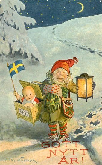 Шведские Рождественские открытки