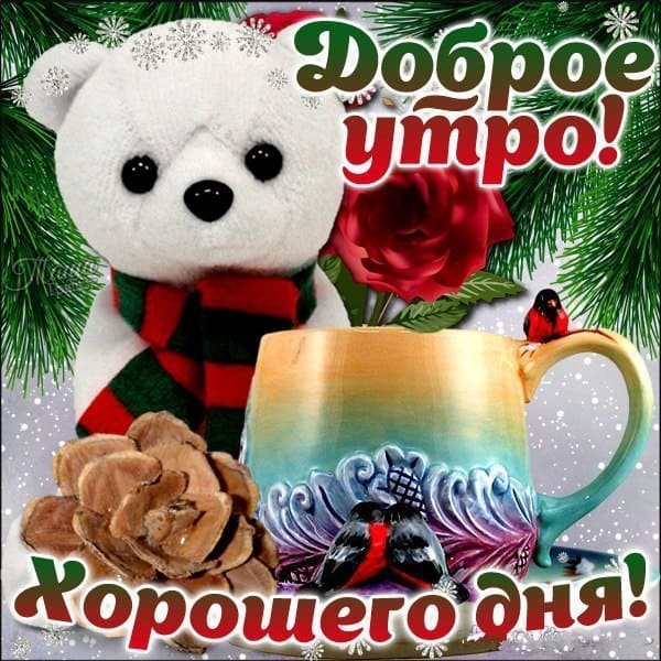 Доброе зимнее утро пятницы