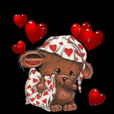 Сладких снов с сердечком