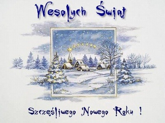 Веселого Рождества wesolych swiat