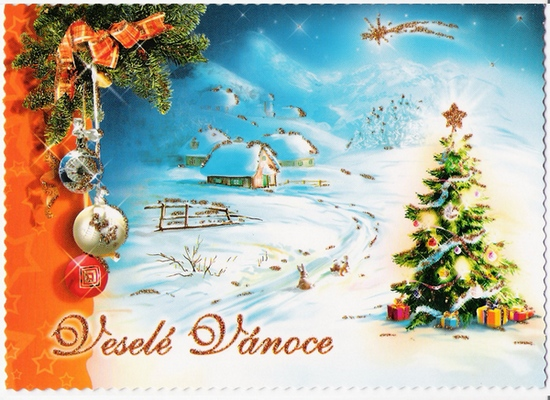 Поздравление с Рождеством на чешском