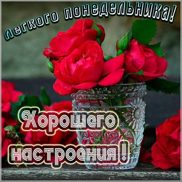Красивое поздравление с понедельником