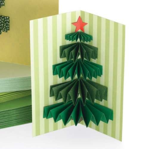 Новогодняя открытка раскладушка