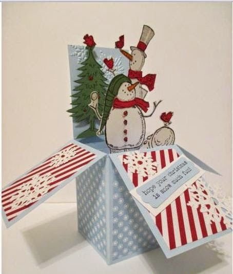 Открытка на новый год раскладная