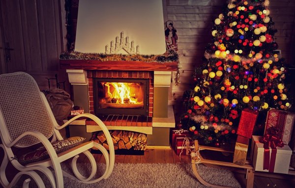 Рождественский камин