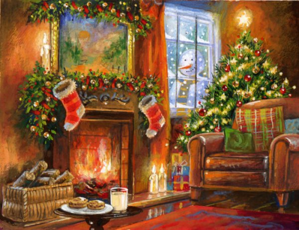 Джим Митчелл художник зима