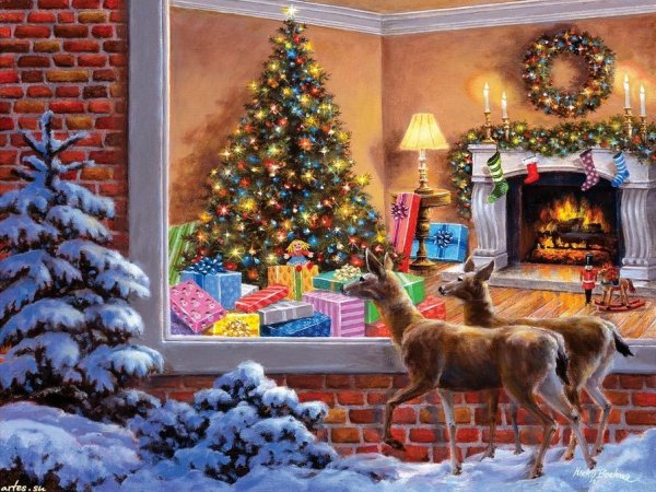 Новогодние картины
