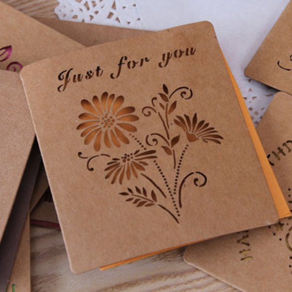 Крафтовая бумага открытка