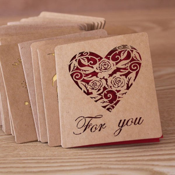 Открытки из крафтовой бумаги