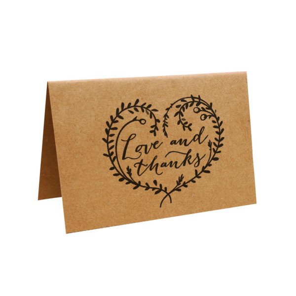 Крафтовая бумага открытка