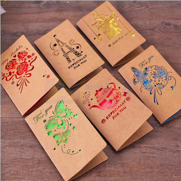 Открытка из крафта