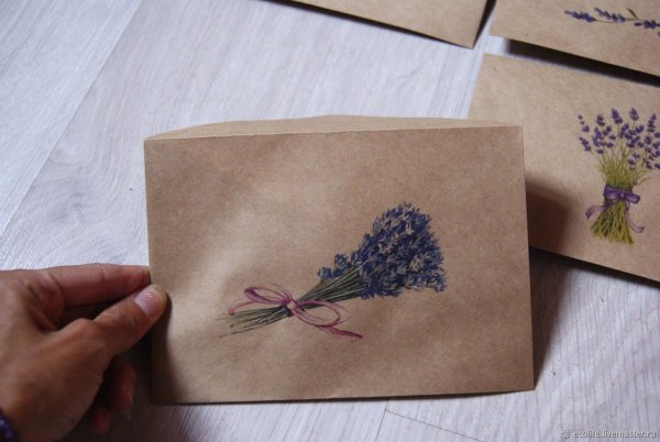 Открытки из крафт бумаги