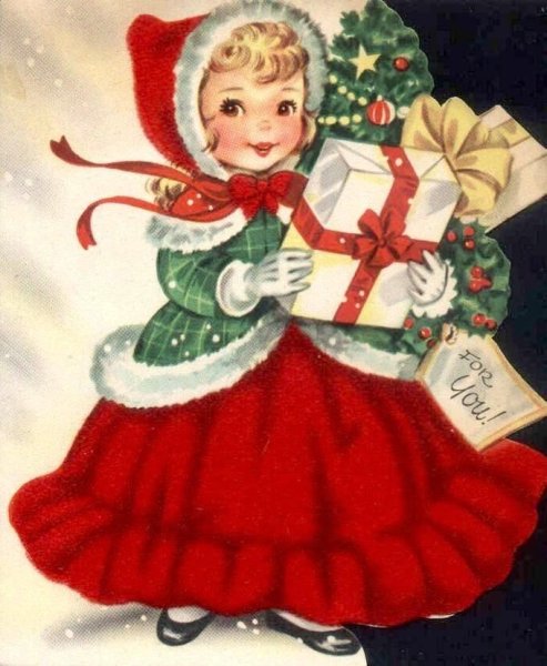 Винтажные новогодние открытки