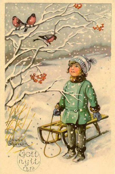 Голландские новогодние открытки