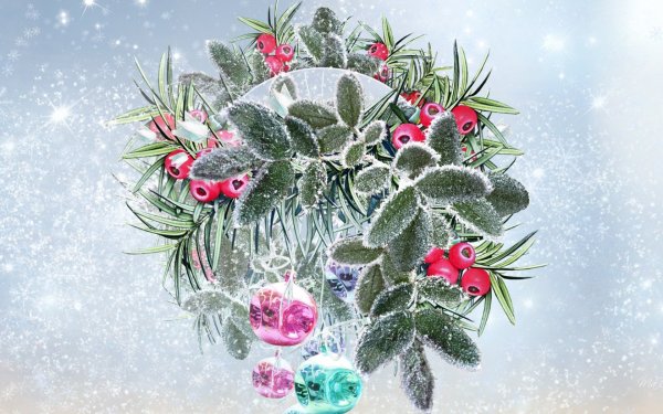 Сказочные зимние цветы