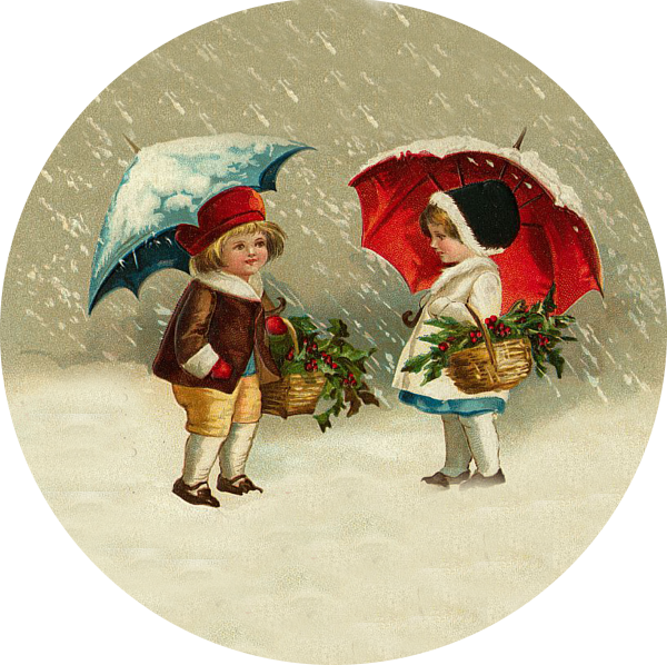 Новогодние распечатки для декупажа