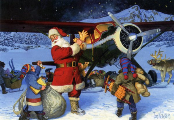 Рождественская открытка на немецком