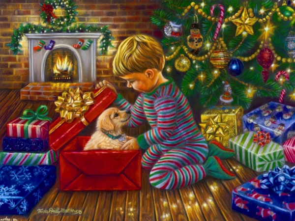 Художница Tricia Reilly-Matthews Рождество
