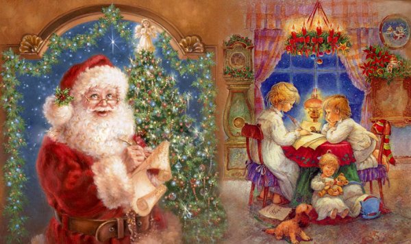 Картинки для декупажа новый год