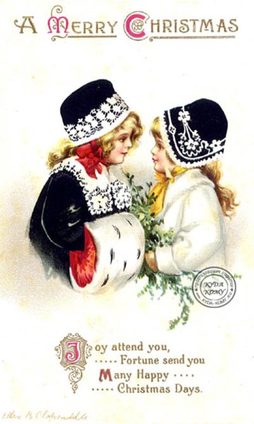 Рождественские открытки Российской империи