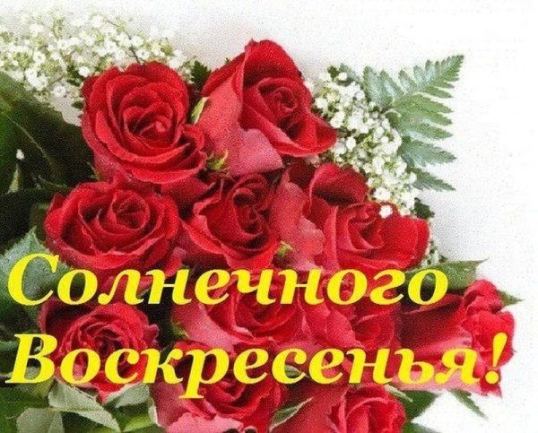 Поздравляю с воскресеньем