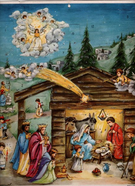 Художница Таша Тудор Рождество вертеп