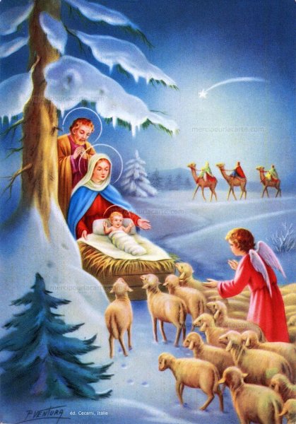 Дева Мария и Иосиф вертеп