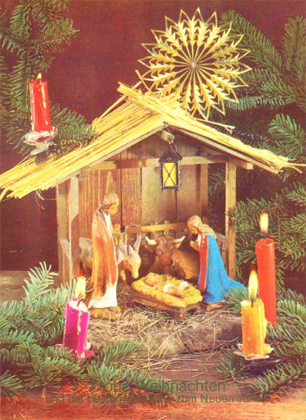 Рождественский вертеп икона