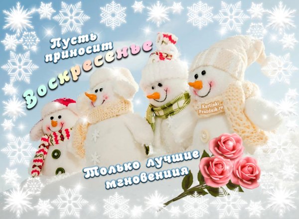 Отличного зимнего воскресного дня