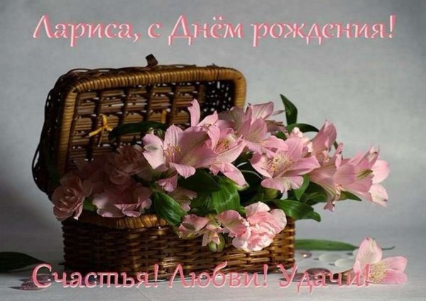 Поздравления с днём рождения Ларисе
