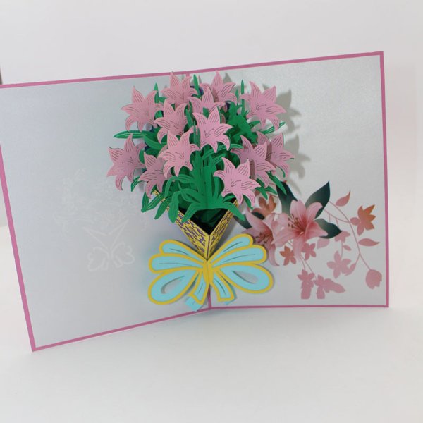 Объемная открытка бабочка