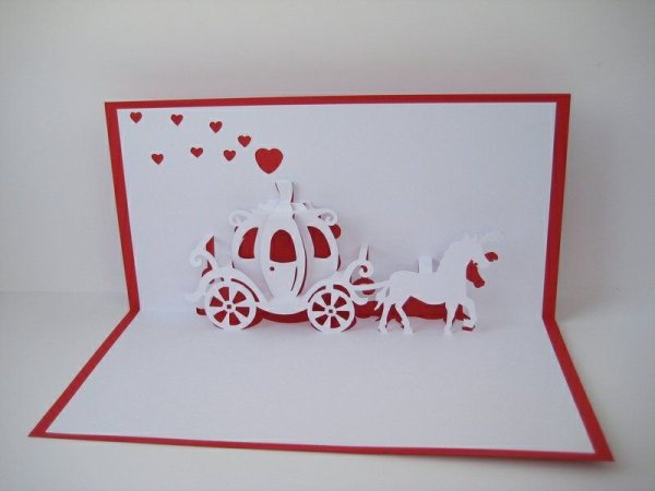 Объёмные открытки своими руками