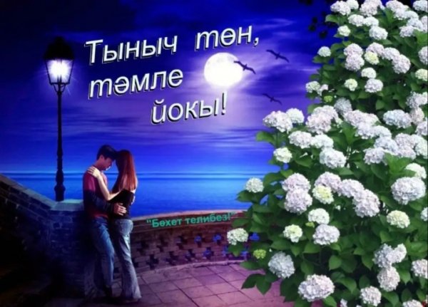 Татарские пожелания спокойной ночи