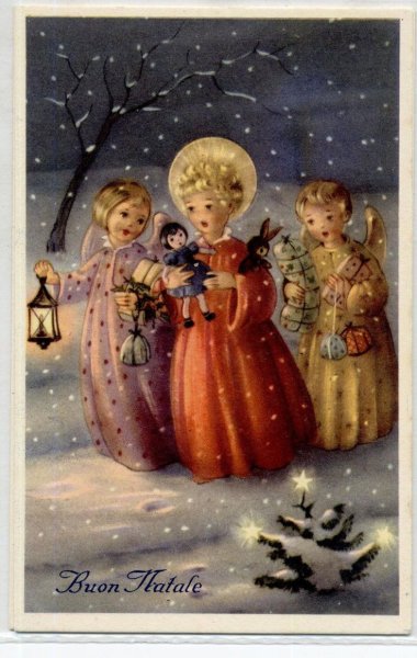 Старинные открытки с Рождеством