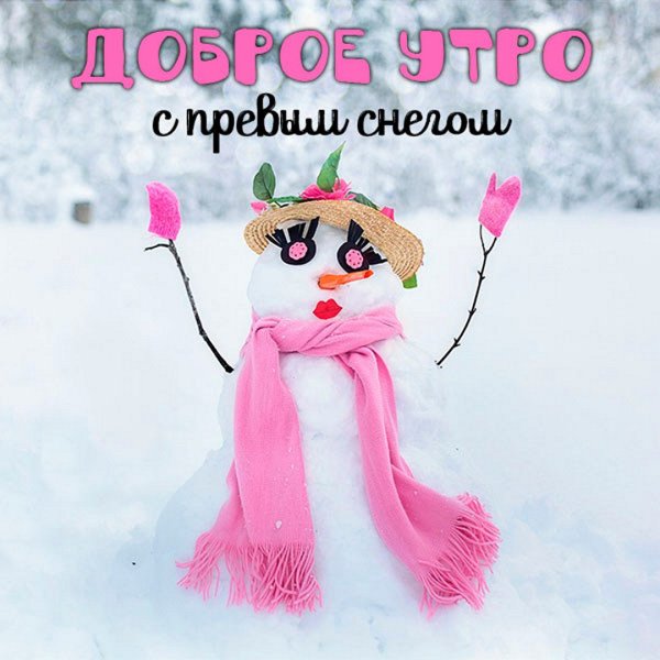 Открытки с первым снегом