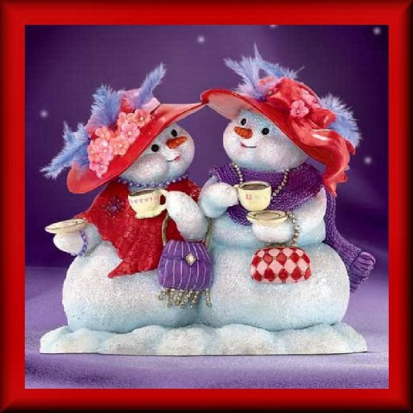 Доброе утро зимние снеговички