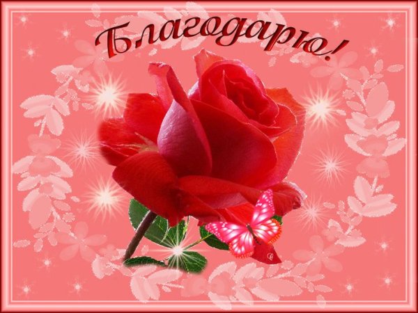 Благодарю открытки красивые