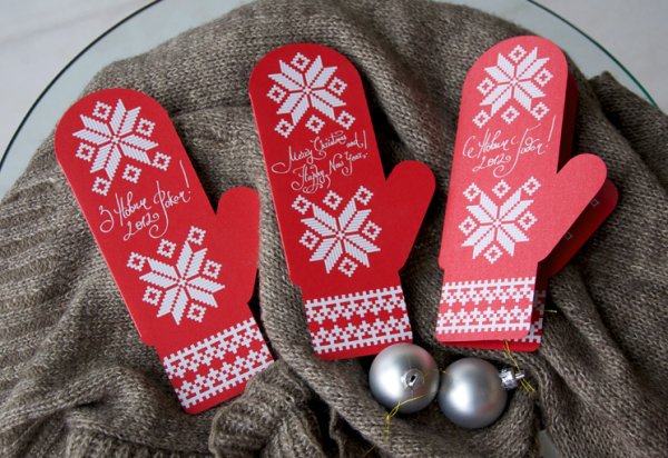 Новогодние варежки