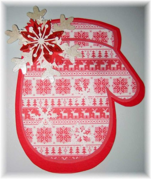Новогодняя рукавичка