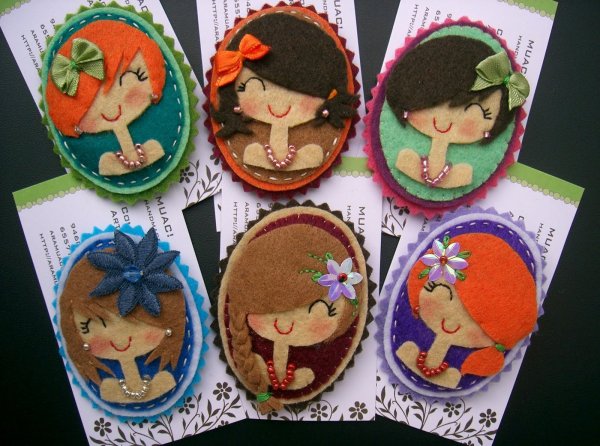 Открытки из фетра своими руками