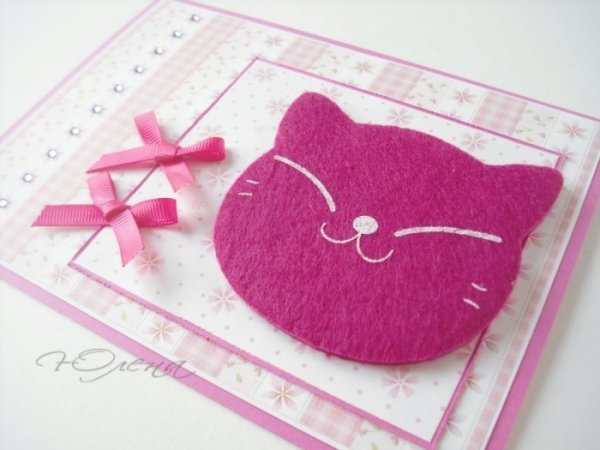 Подарок из фетра на день рождения