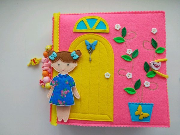 Книжка кукла из фетра своими