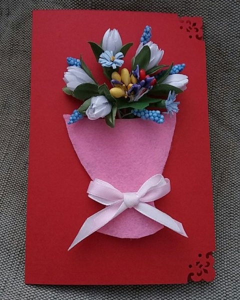 Открытки из фетра своими руками