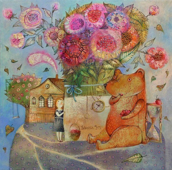 Анна Силивончик лето живопись