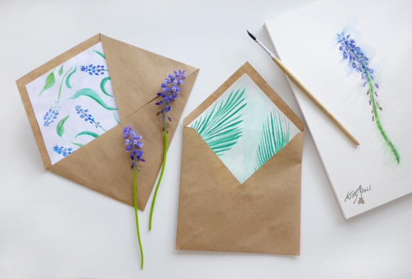 Открытка с конвертом