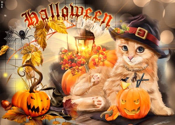 Открытка на Хэллоуин