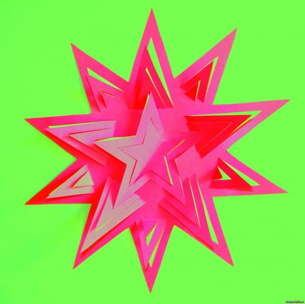 Поделка с объемной звездой на 23 февраля