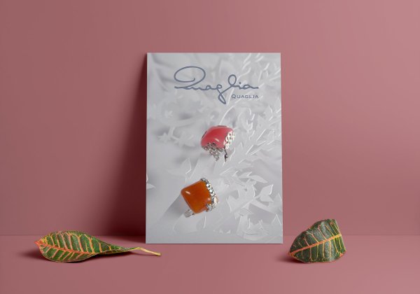 Конверт с открыткой мокап