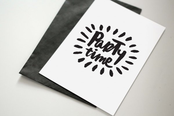 Мокап открытки