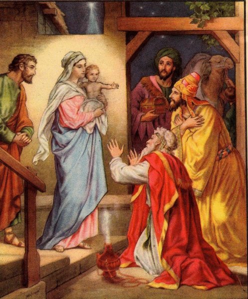 Поклонение волхвов младенцу Христу